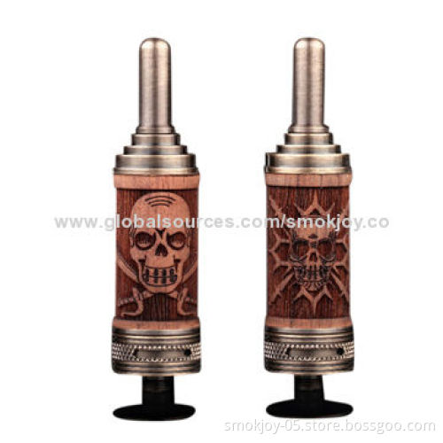 Smokjoy Electronic Cigarette 510 Rebuildable/Wooden Atomizers, N Fire LA2, 2.5mL Volume